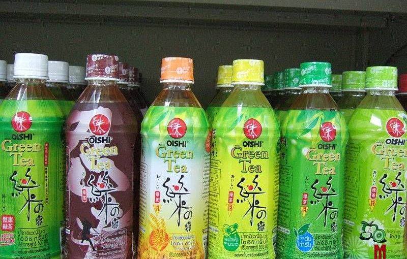 teh hijau botol